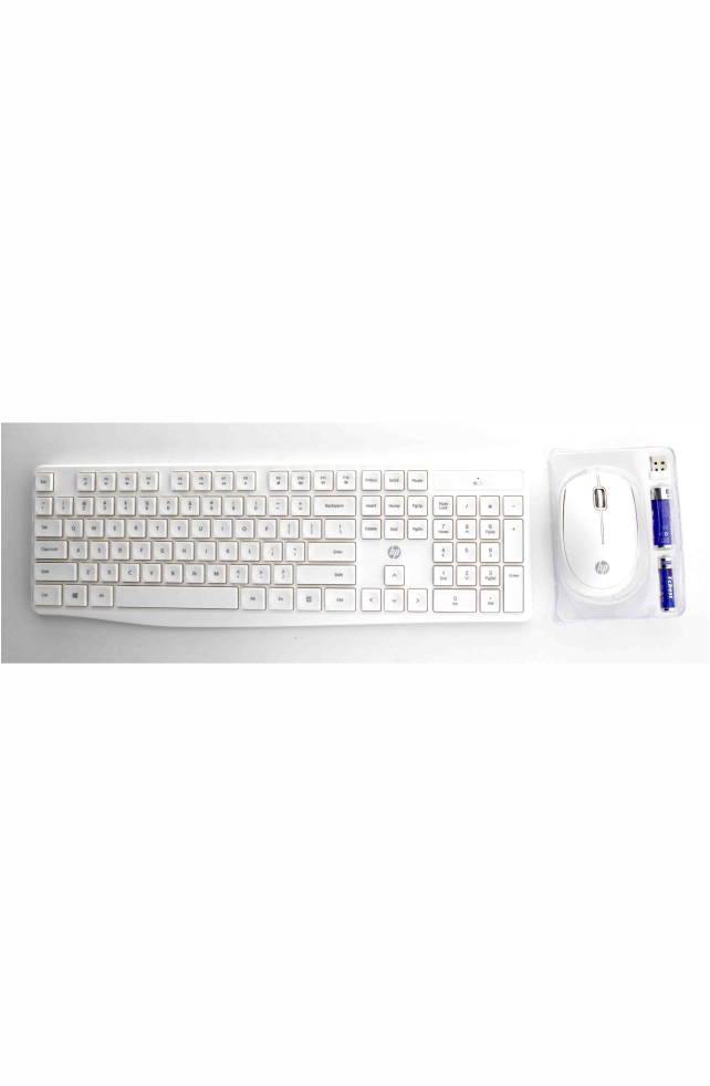 Беспроводная клавиатура + Мышь HP CS10 White